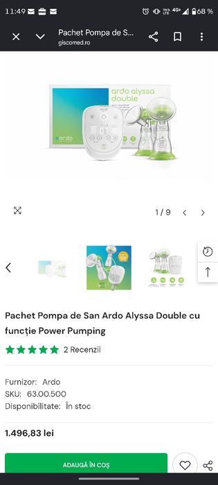 Pompa sân dublă Ardo Alyssa