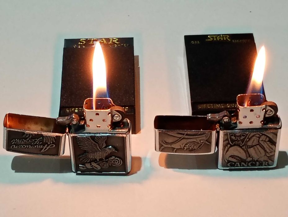 2 запалки Zippo + Калъфчета за колан