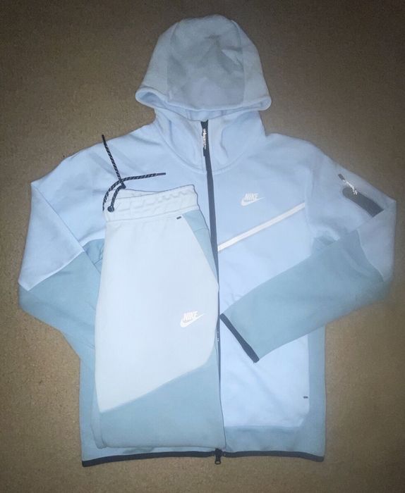 Nike tech fleece tracksuit celestine Blue