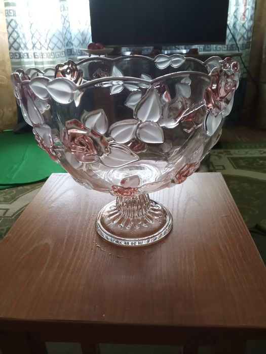 Хрустальная  ваза.