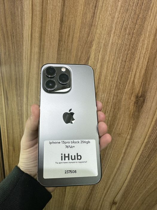 iphone 13 pro black 256 gb 76%