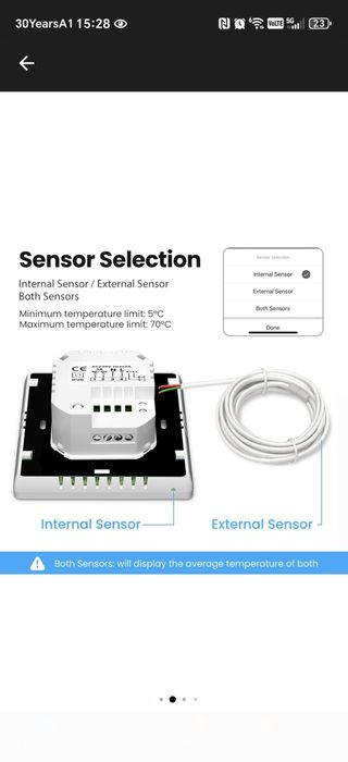 Стаен термостат ME81H16A терморегулатори програмируеми
