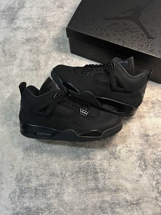 #REDUCERE# Nike Air Jordan 4 Black Cat - Verificare Colet (41-44)