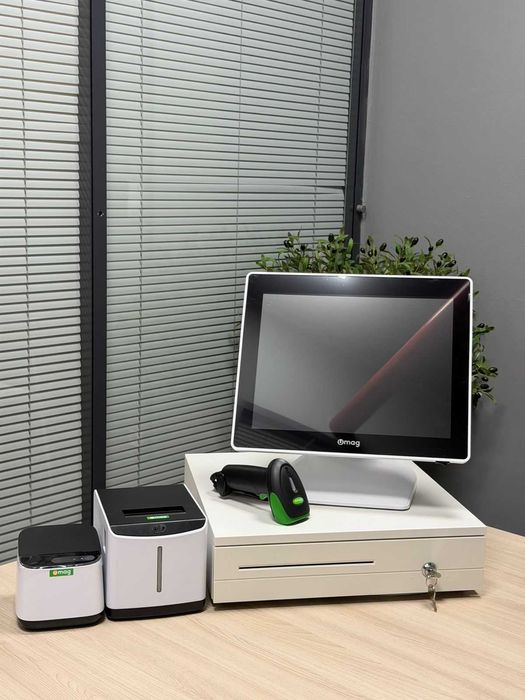 Программа учета Умаг,Моноблок ,сканер , принтер чеков ,электроный весы