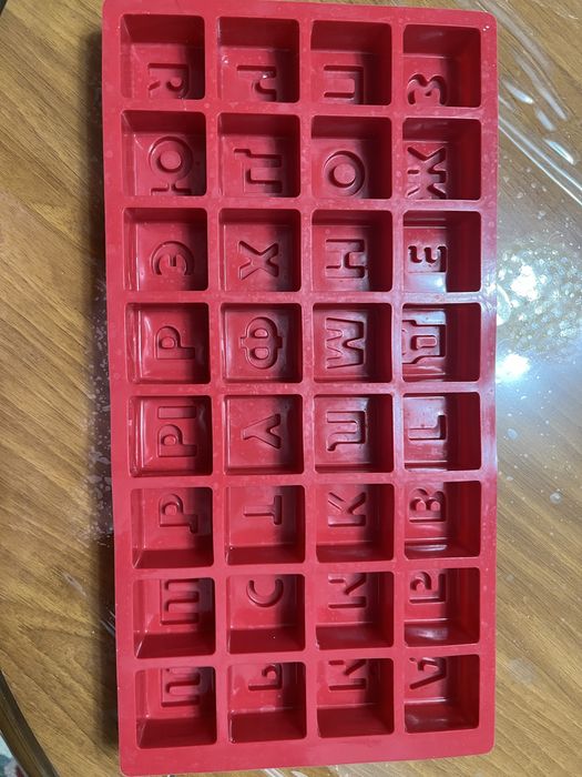 Буквы формы для шоколада