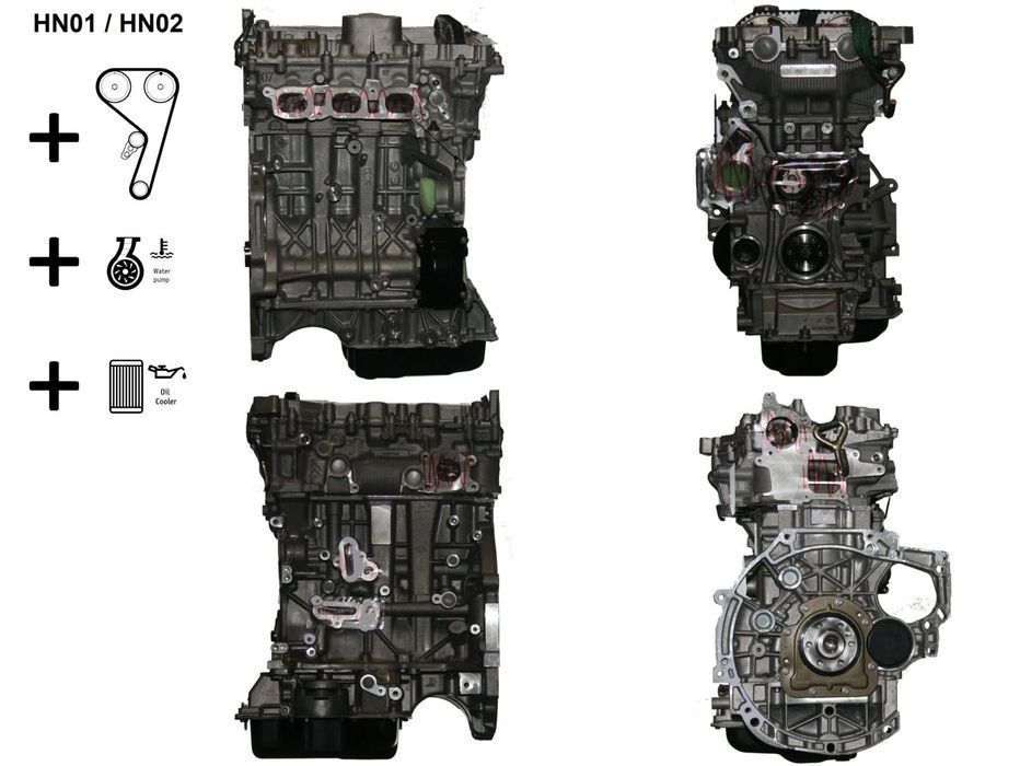 motor complet fara anexe citroën berlingo 1.2 puretech