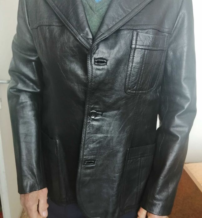 Мъжко сако от естествена кожа