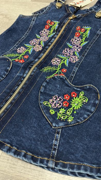 Новый джинсовый сарафан на 3 года