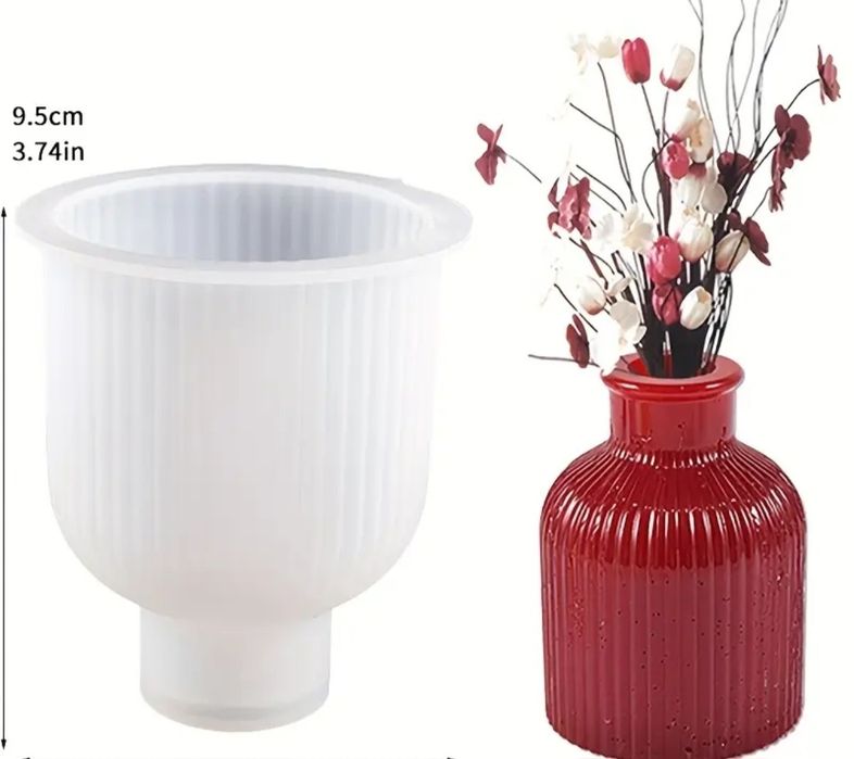 Силиконовая форма ваза