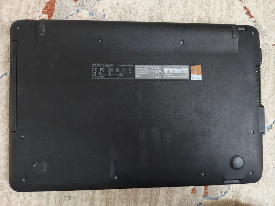 Рабочий Ноутбук Б/у, нету винды, ASUS