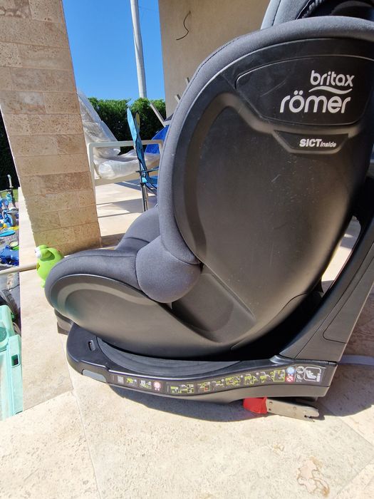 Scaun auto rotativ Dualfix I-Size, 40-105 cm, Gri , Britax Romer Bri