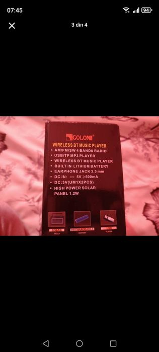 Radio cu multiple funcții (nou sigilat)