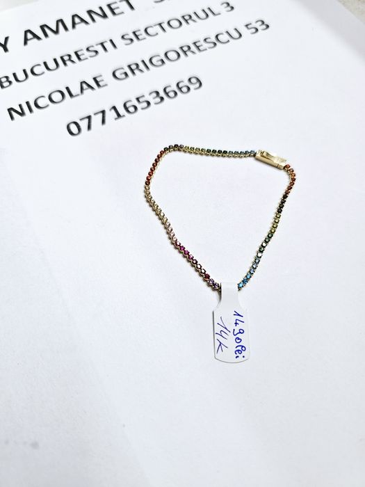 Vand bratara din aur 14 k 2.85 g cod 940