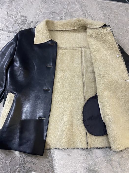 Кожаная дубленка женская