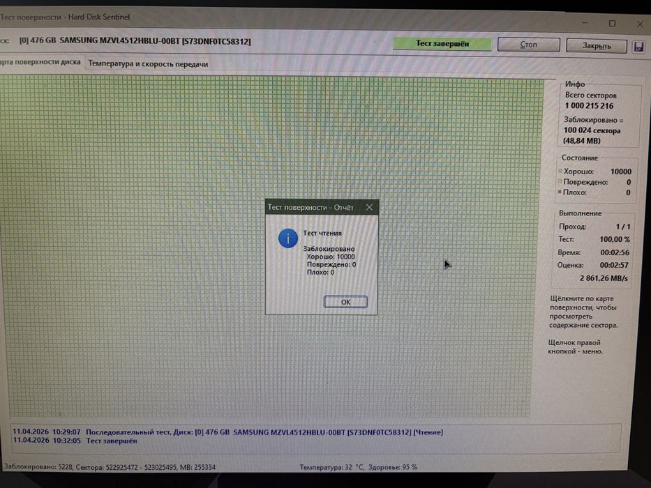 Ssd nvme sansung 512 gb
