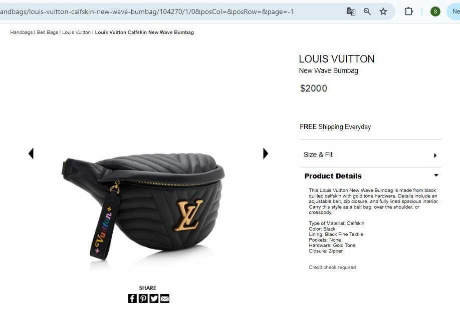 Geanta/Borseta Louis Vuitton New Wave