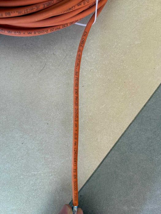 Cablu incendiu JE-H(St)H FE 180 E30/E90, 2x2x0.8, ecranat, 100M