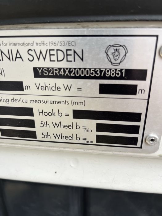 Cap tractor Scania R490