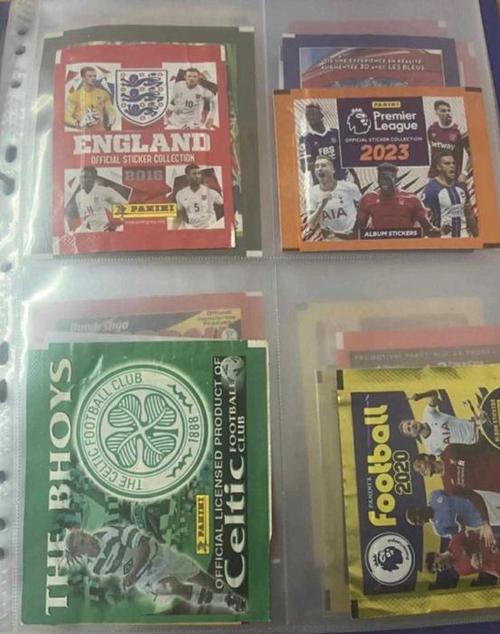 Colectie 64 plicuri diferite sigilate Panini,Topps,etc