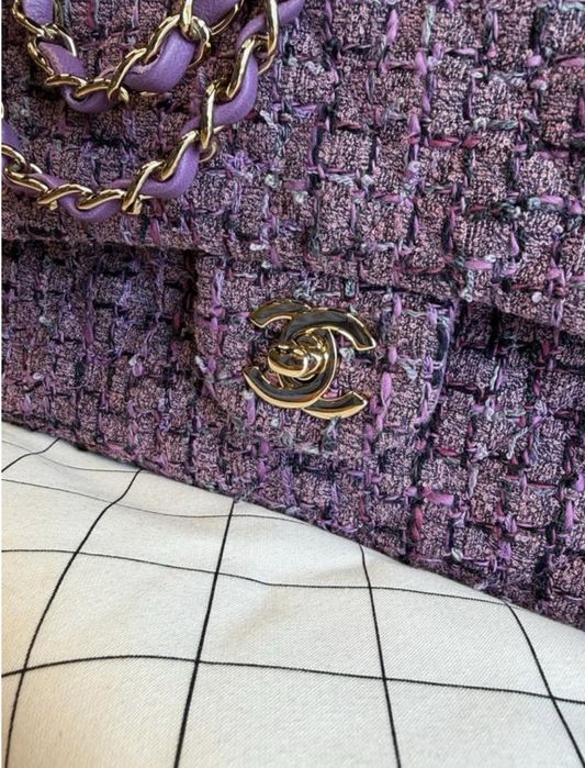 Chanel Tweed Flap Bag