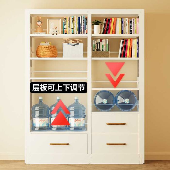 Книжный шкаф из прочного металла для хранения книг и документов