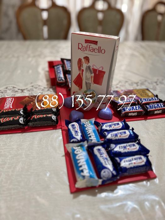 Шокобоксы подарочные коробки с шоколадами