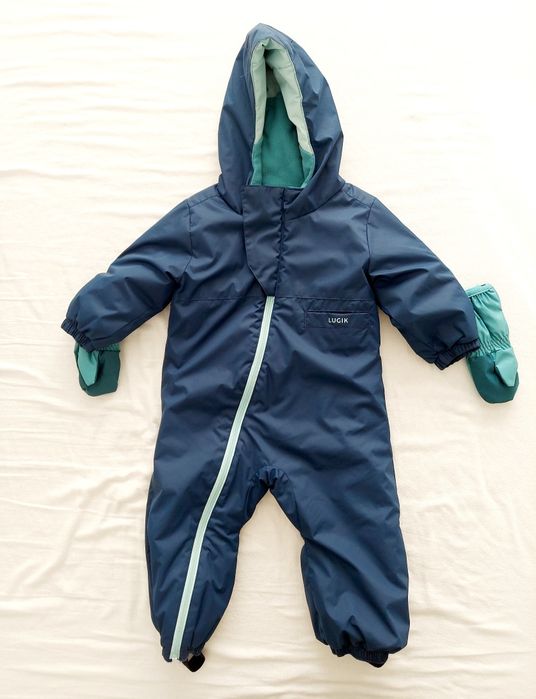 Salopeta iarna / combinezon 24 lunj wedze decathlon cu manusi