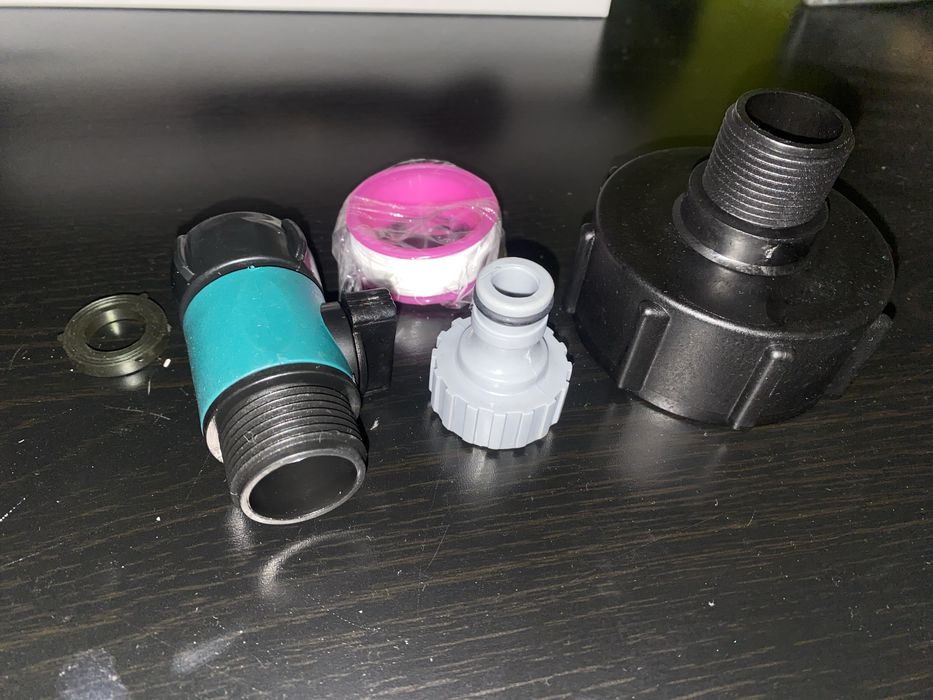 Переходник на еврокуб, краник, icb кран