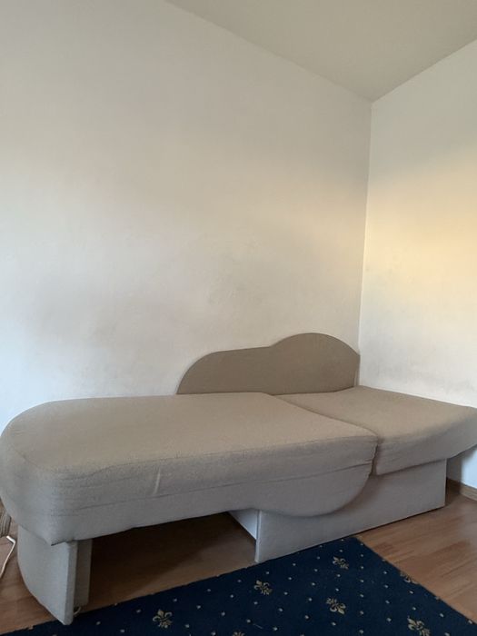 Pat cu lada de depozitare