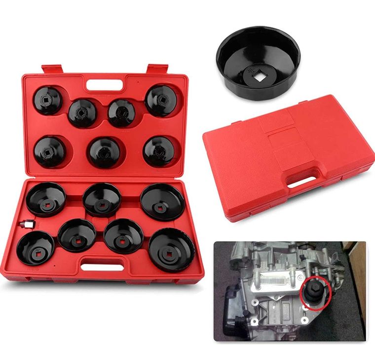 Комплект чашки за маслени филтри - 15 броя.