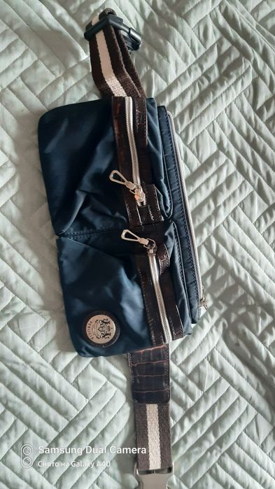 итальянская сумка на пояс (бананка)