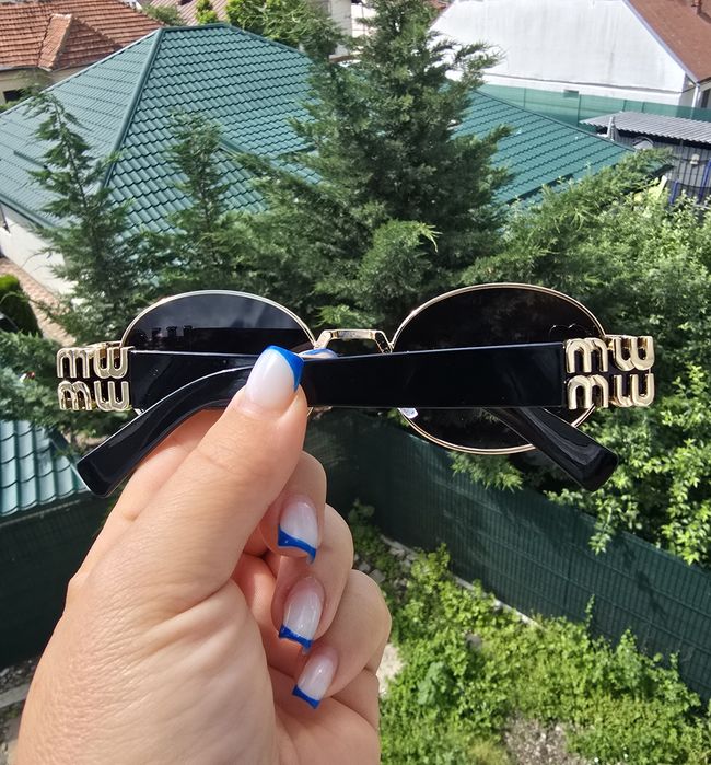 Ochelari de soare Miu Miu Rama Rotunda