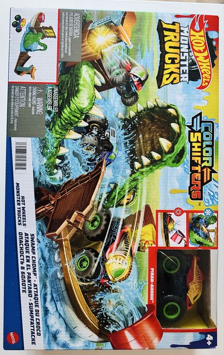 Hot Wheels, Monster Trucks-комплект с променлив цвят