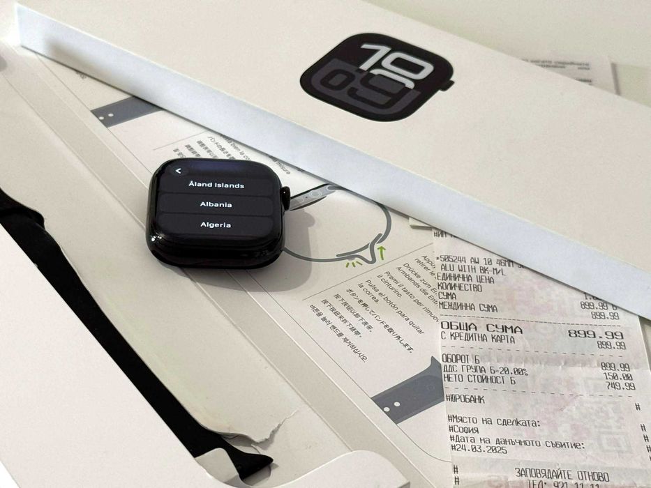 Бартер! Гаранция! Apple Watch 10 46mm Jet Black (Черен)