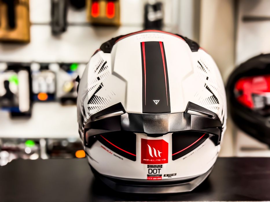 Casca Moto MT BRAKER sv Alb Mat