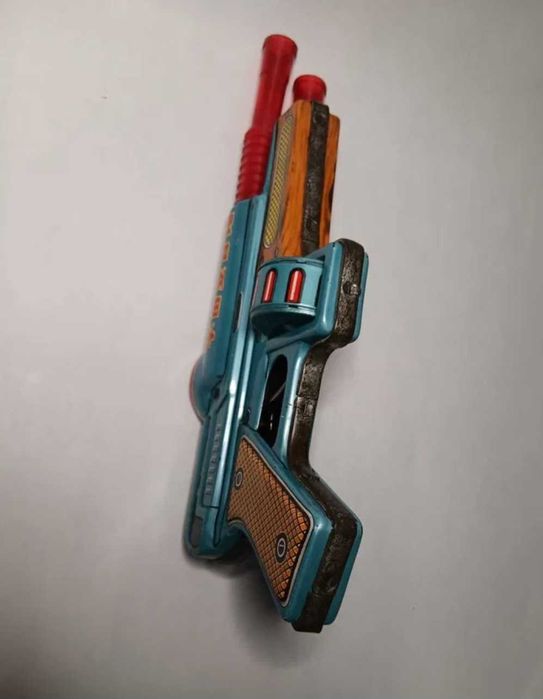 Pușcă Mitraliera veche de jucarie, Chinezeasca, Space Gun 522 MF 861