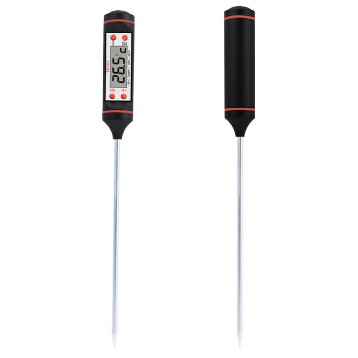 Elektron oshxona termometri – go‘sht, suv, sut va ichimliklar uchun