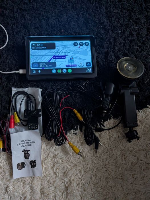 Navigatie wireless cu android auto&apple carplay+camera auto mansarier