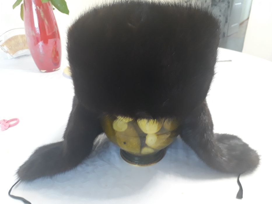 Шапка ушанка норка