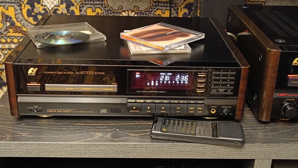 SANSUI - Усилитель+СД