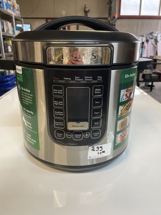 Multicooker Philips HD2237/40 All-in-One, oala cu invelis ProCeramic+, 1300 W, 6L
