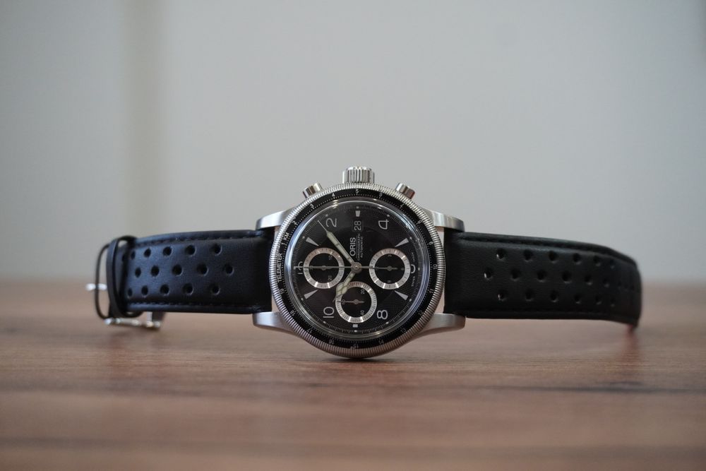 Мужские швейцарские наручные часы Oris Big Crown Telemeter Chronograph