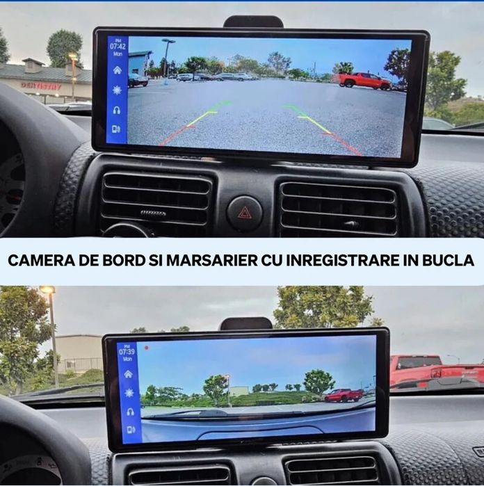 Tabletă navigație universală+ cameră înregistrare trafic & marșarier