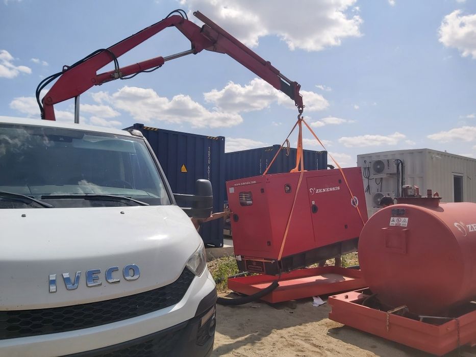 Nisip piatra balastru pamant macara pt ridicat transport marfa