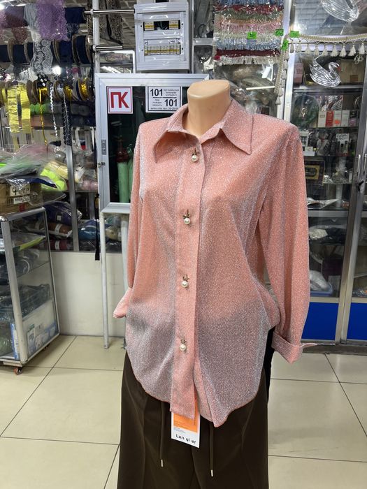 Рубашка с люрексом