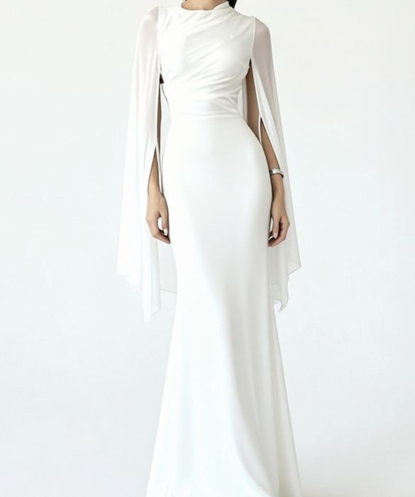 Вечернее платье белый