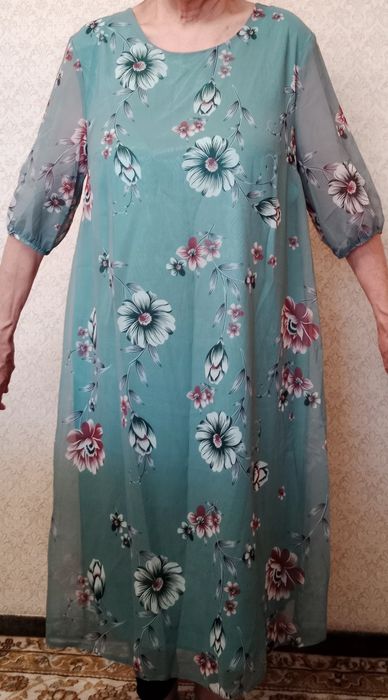 Женское платье шифоновая