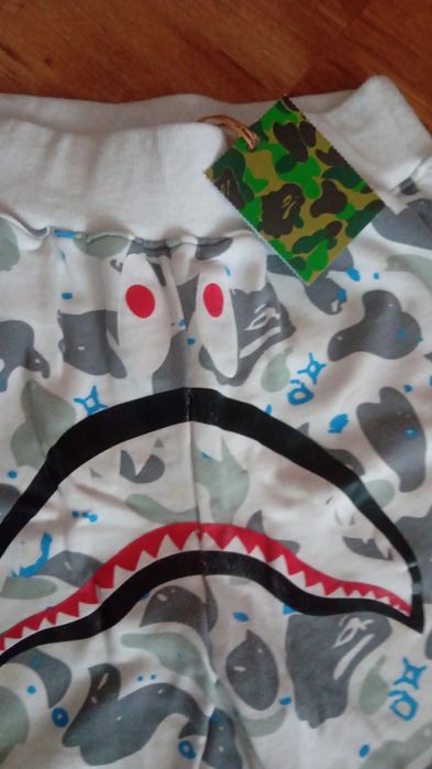 Bape space camo shark pantaloni scurt