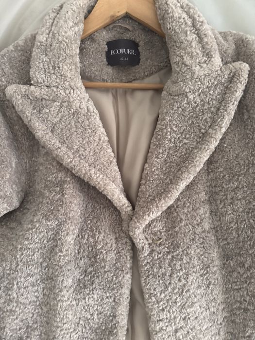 Шуба, искусственная, тедди