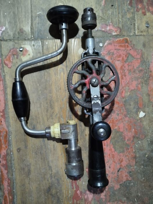 Ручная советская дрель